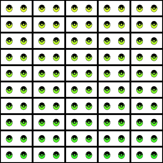 【VRoid】360色 瞳 テクスチャ Eye Texture No.19