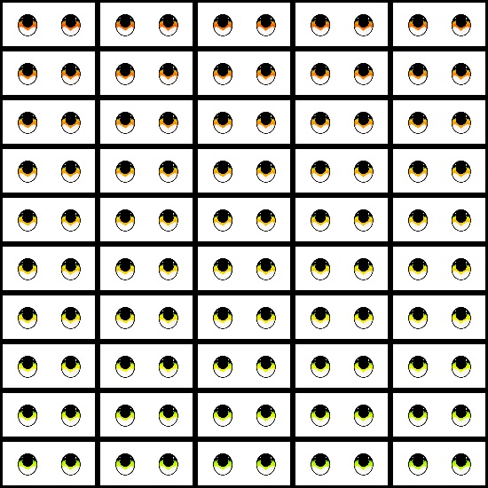 【VRoid】360色 瞳 テクスチャ Eye Texture No.20