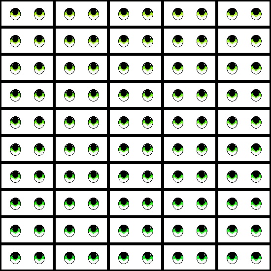 【VRoid】360色 瞳 テクスチャ Eye Texture No.20