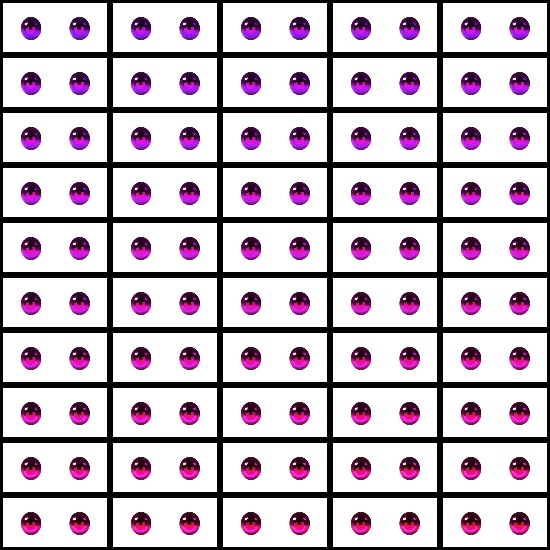 【VRroid】360色 瞳 テクスチャ Eye Texture No.22