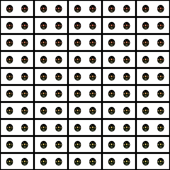 【VRroid】360色 瞳 テクスチャ Eye Texture No.24