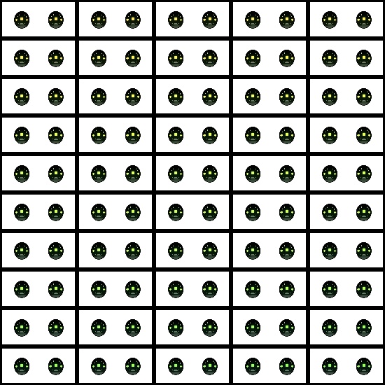 【VRroid】360色 瞳 テクスチャ Eye Texture No.24