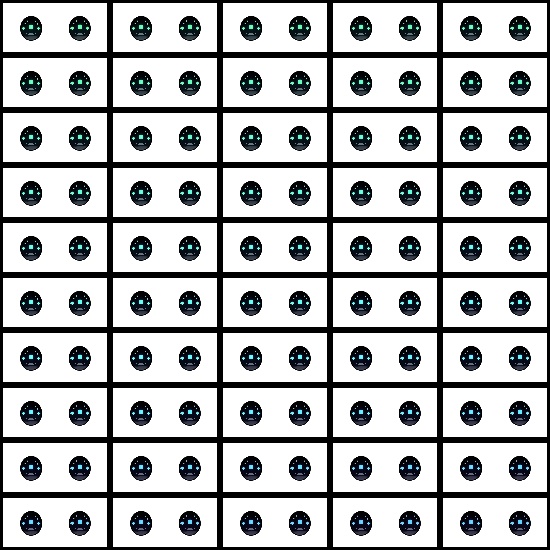 【VRroid】360色 瞳 テクスチャ Eye Texture No.24