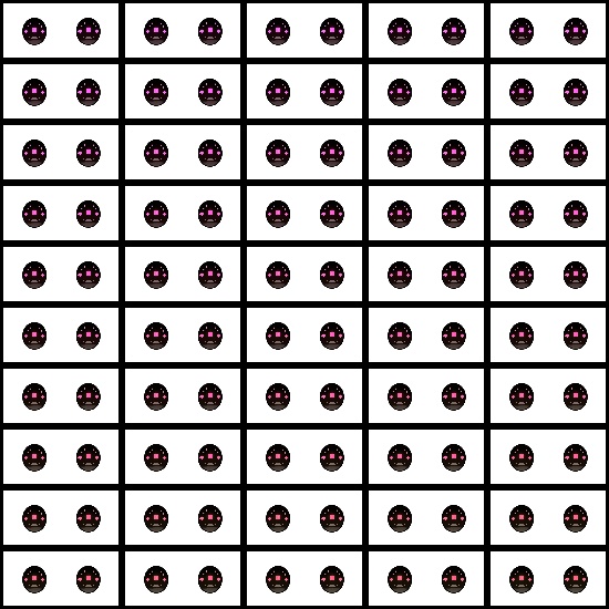 【VRroid】360色 瞳 テクスチャ Eye Texture No.24