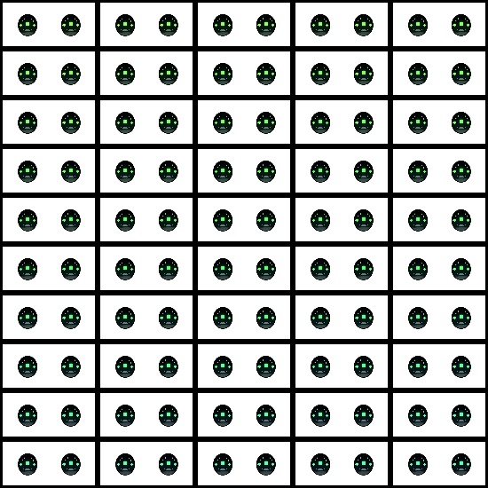 【VRroid】360色 瞳 テクスチャ Eye Texture No.24