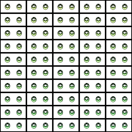 【VRroid】360色 瞳 テクスチャ Eye Texture No.25