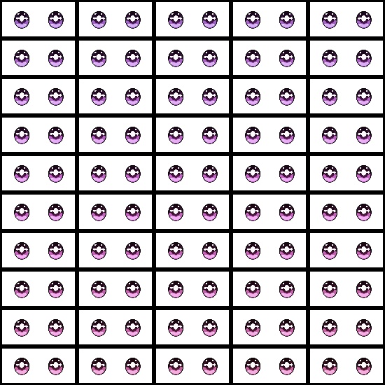 【VRroid】360色 瞳 テクスチャ Eye Texture No.25