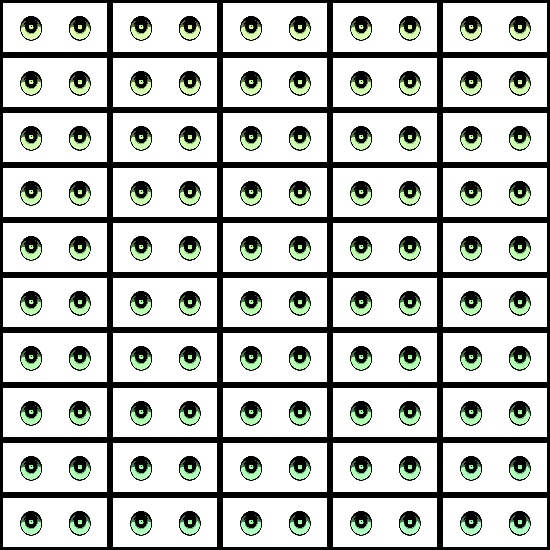 【VRroid】360色 瞳 テクスチャ Eye Texture No.28