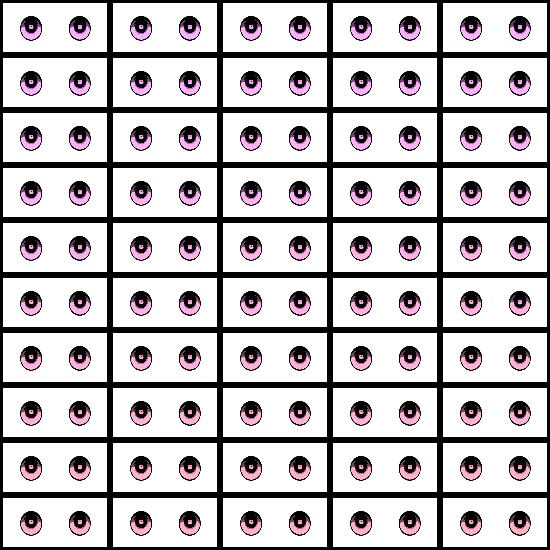 【VRroid】360色 瞳 テクスチャ Eye Texture No.28