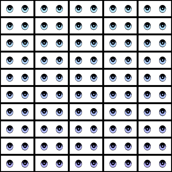 【VRroid】360色 瞳 テクスチャ Eye Texture No.28