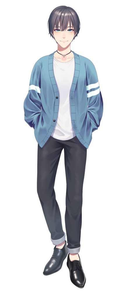 Vtuber向け男性live2dモデル