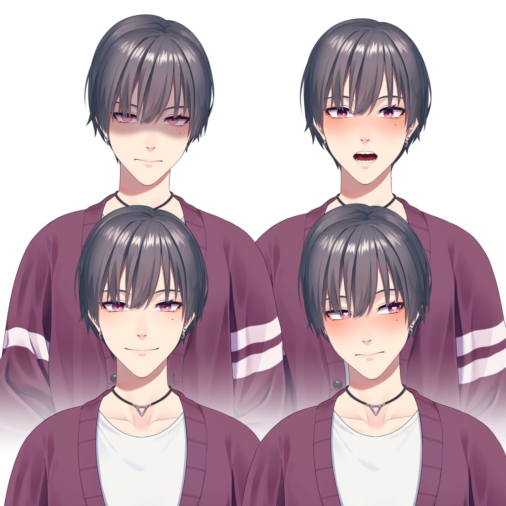 Vtuber向け男性live2dモデル