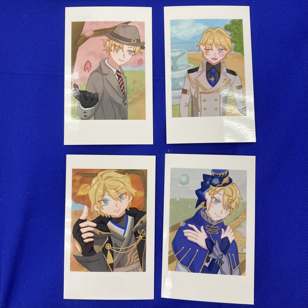「わたしの騎士と過ごす四季」チェキ風カード