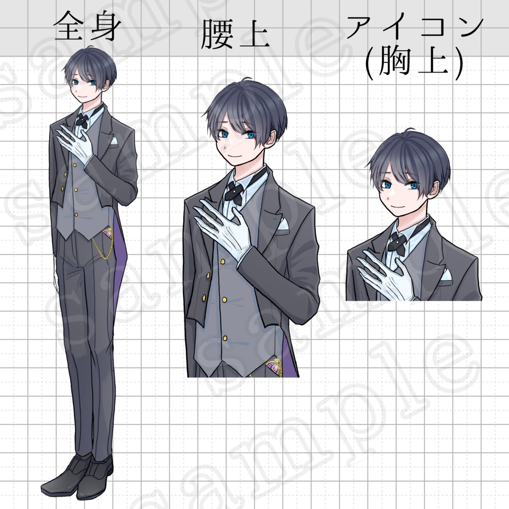 【まとめ購入】立ち絵素材No.004〜006