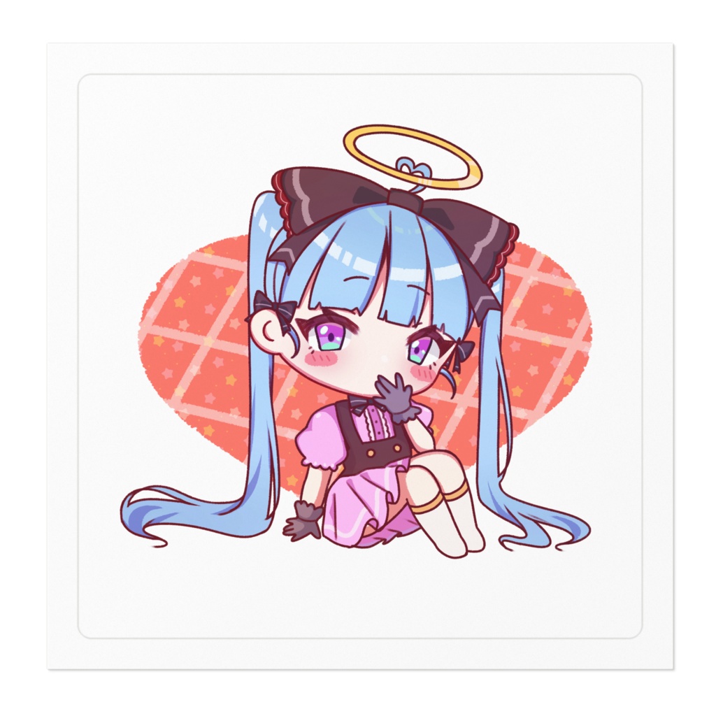 【天使ちゃんブルー】オリジナルステッカー