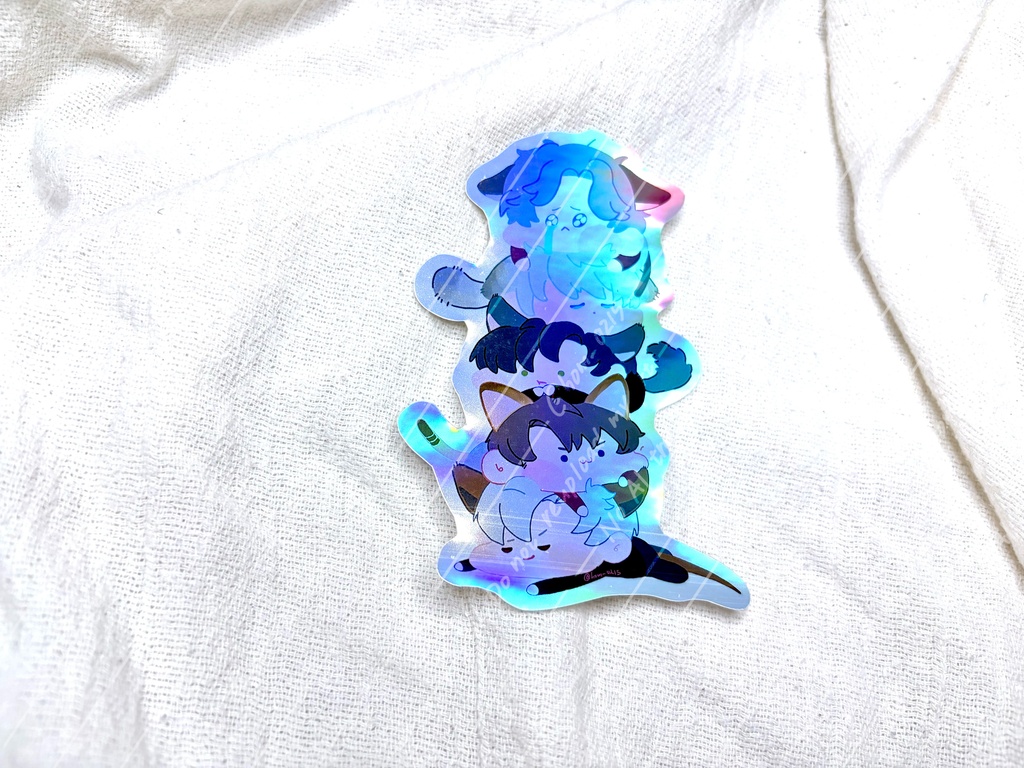 デッカキラキラステッカー🐾