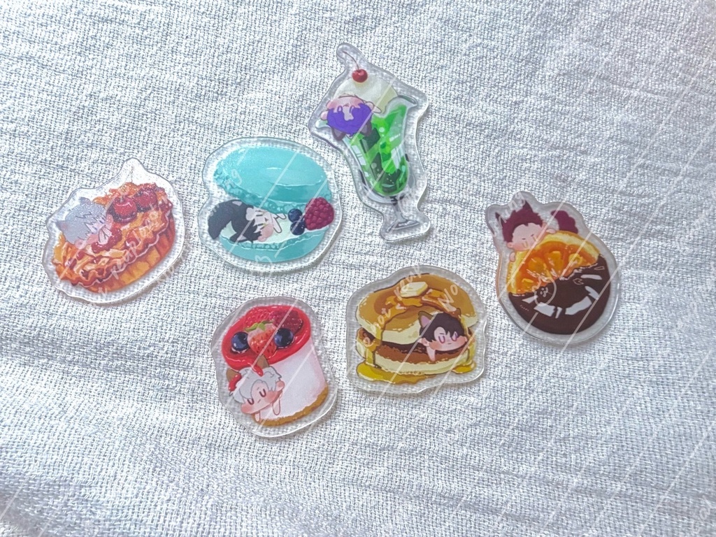 スイーツアクリルシール