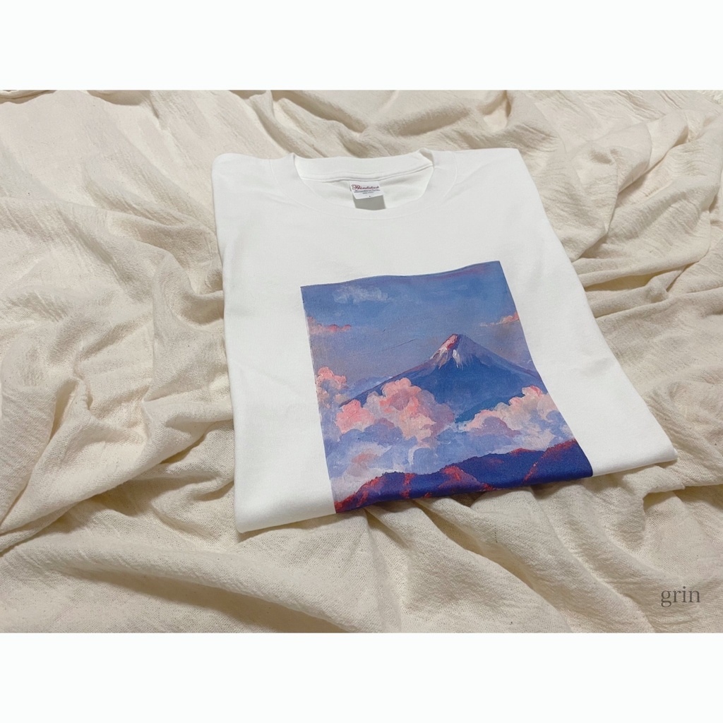 【半袖】青いそらとやまのTシャツ