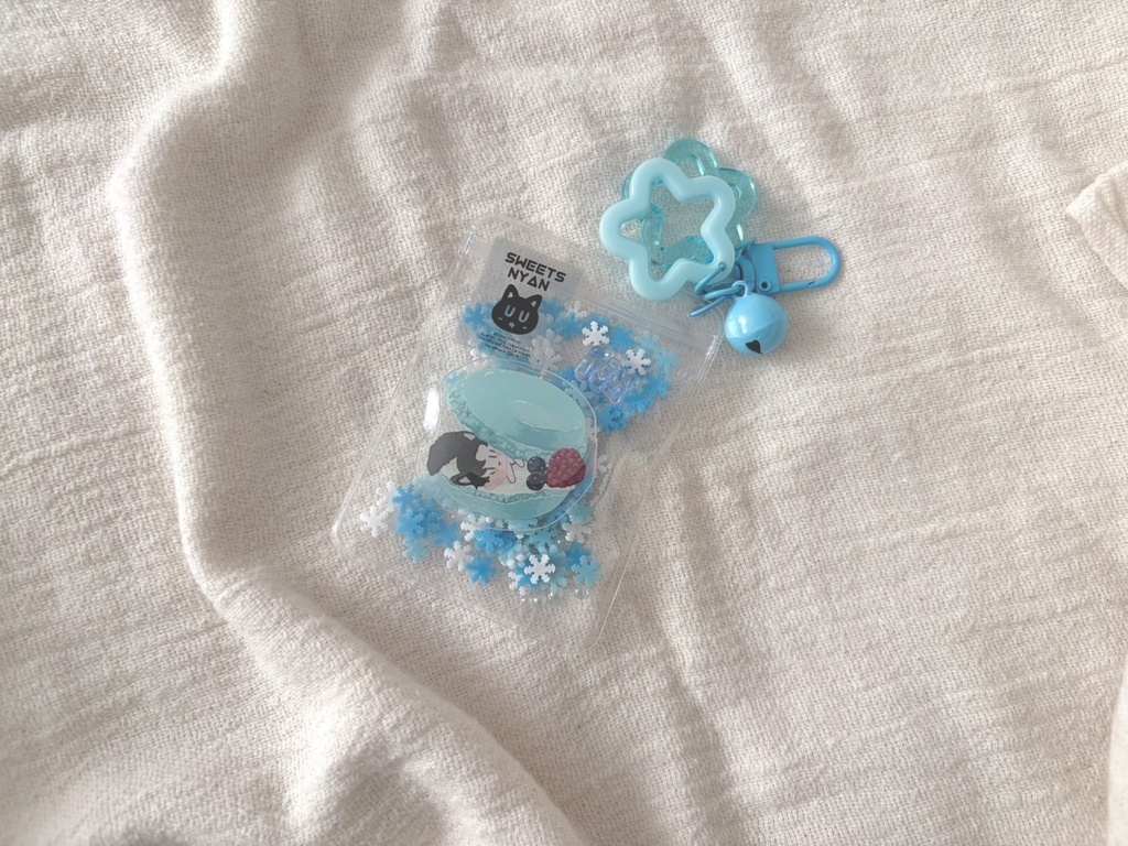 アクリルシール入りシャカシャカキーチャーム