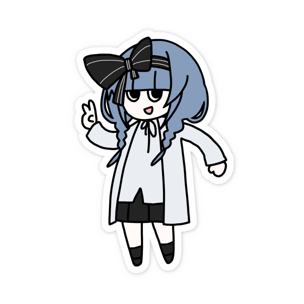 デビュー半年記念つよいステッカー