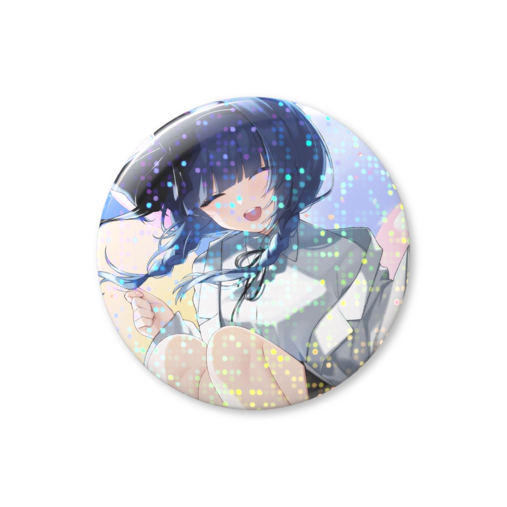 【活動1周年記念】ホログラム缶バッジ