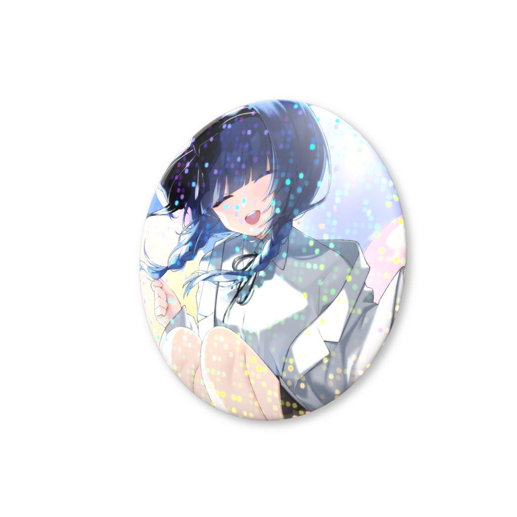 【活動1周年記念】ホログラム缶バッジ