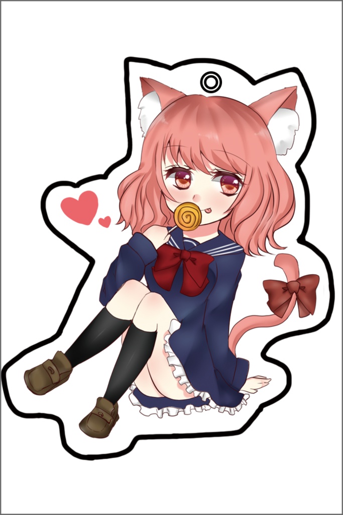 オリジナルケモミミアクリルキーホルダー