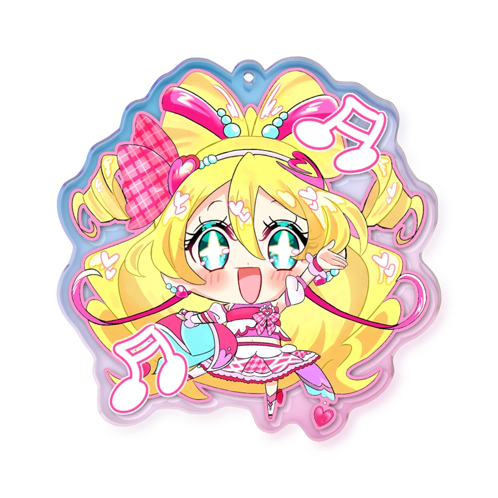 いつだってキラッキランランなキュアアイドルのアクリルキーホルダー