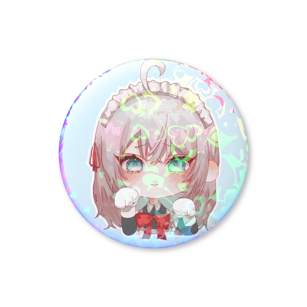 時々ボソッとロシア語でデレる隣のアーリャさん アーリャ メイド服缶バッジ