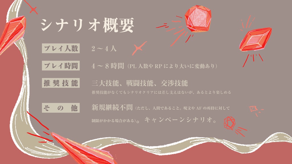 【CoC6】【試し読みあり】がらんどうな箱庭に色被せを 緋色の章【SPLL:E196127】