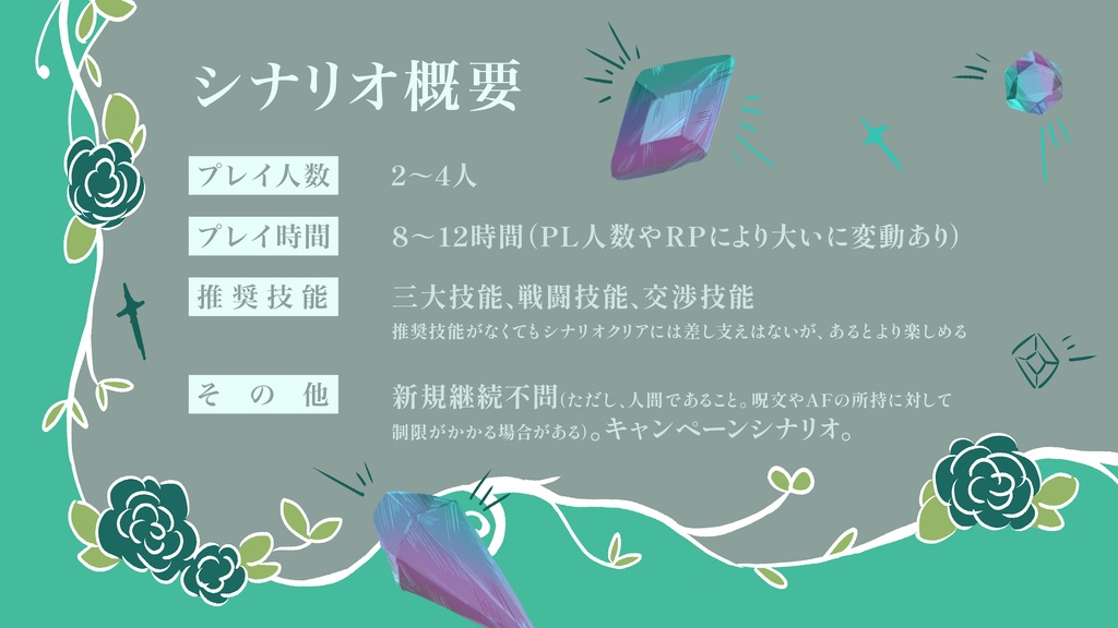 【CoC6】【試し読みあり】がらんどうな箱庭に色被せを 碧紅色の章【SPLL:E195187】