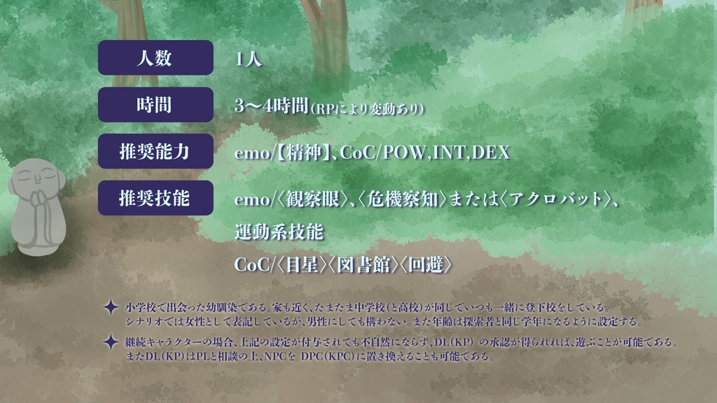 【書籍版】【エモクロア/CoC6/CoC7】あの夏のカミカクシ