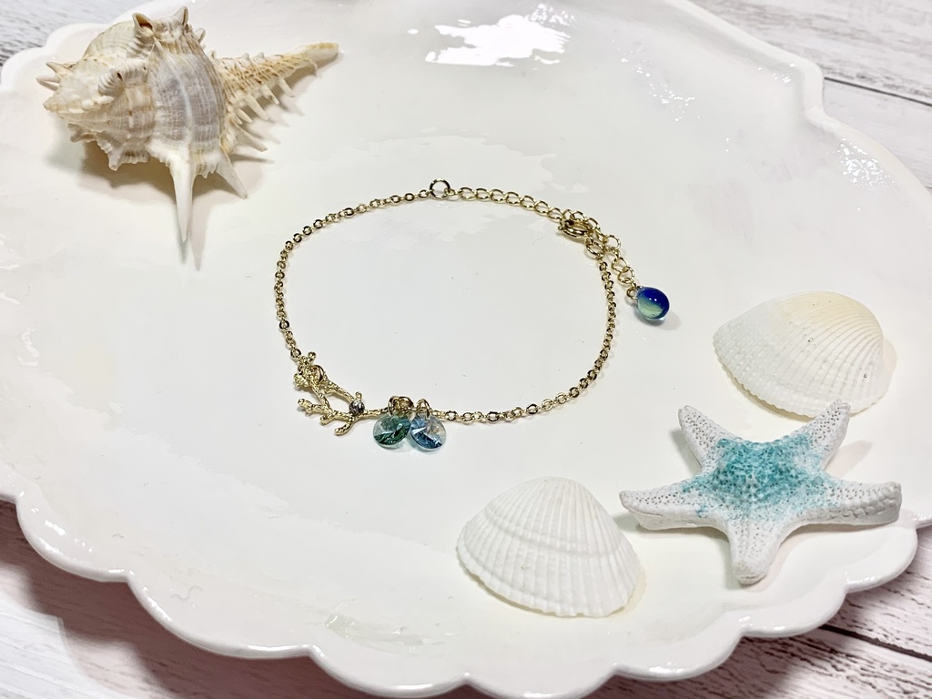 サンゴブレスレット(まこはるカラー)