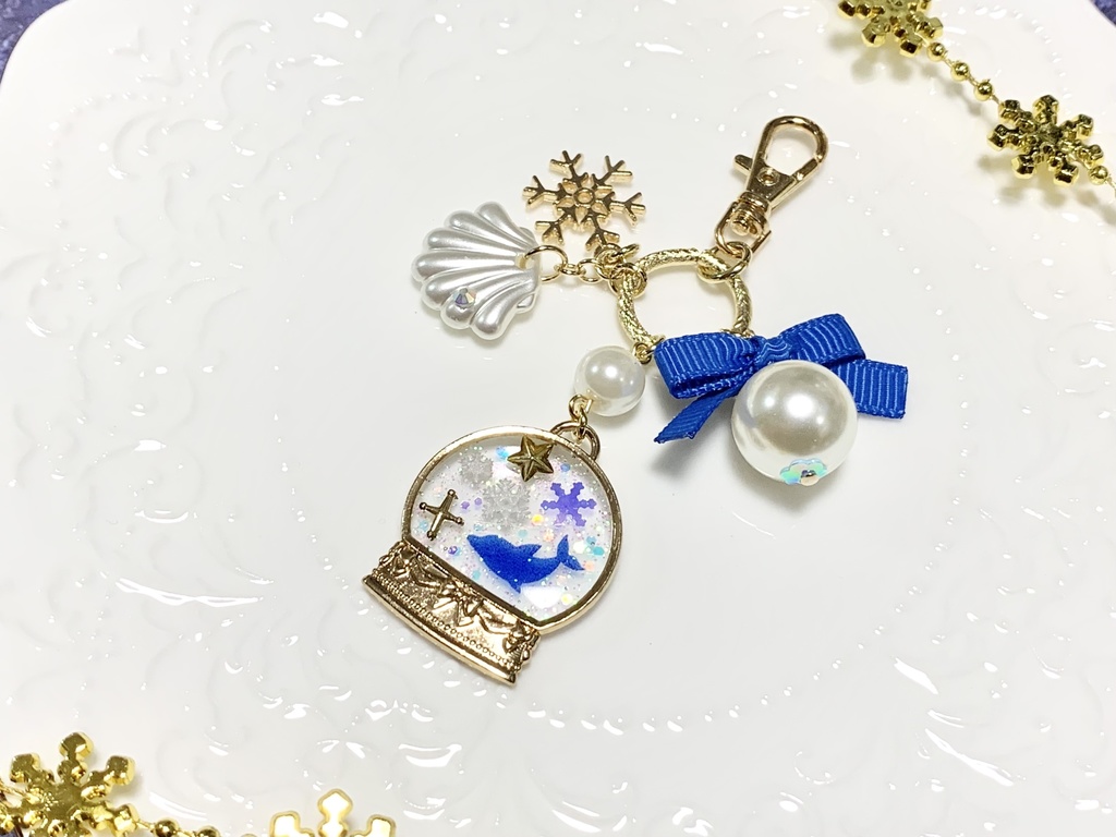 アニマルモチーフ❅スノードーム チャーム❆