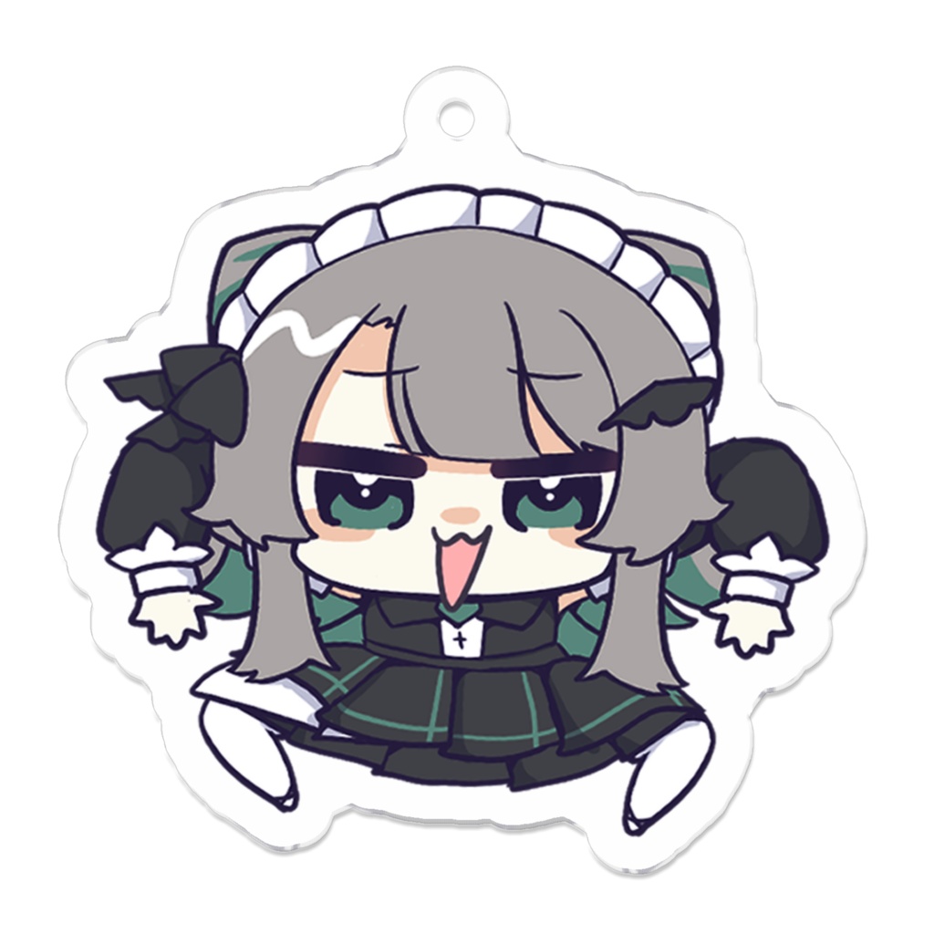 変なポーズアクキー