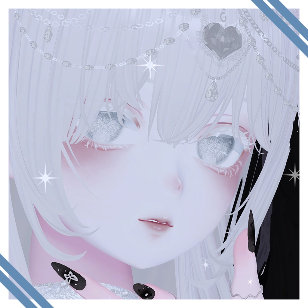 【4アバター対応】-Lace eye texture-