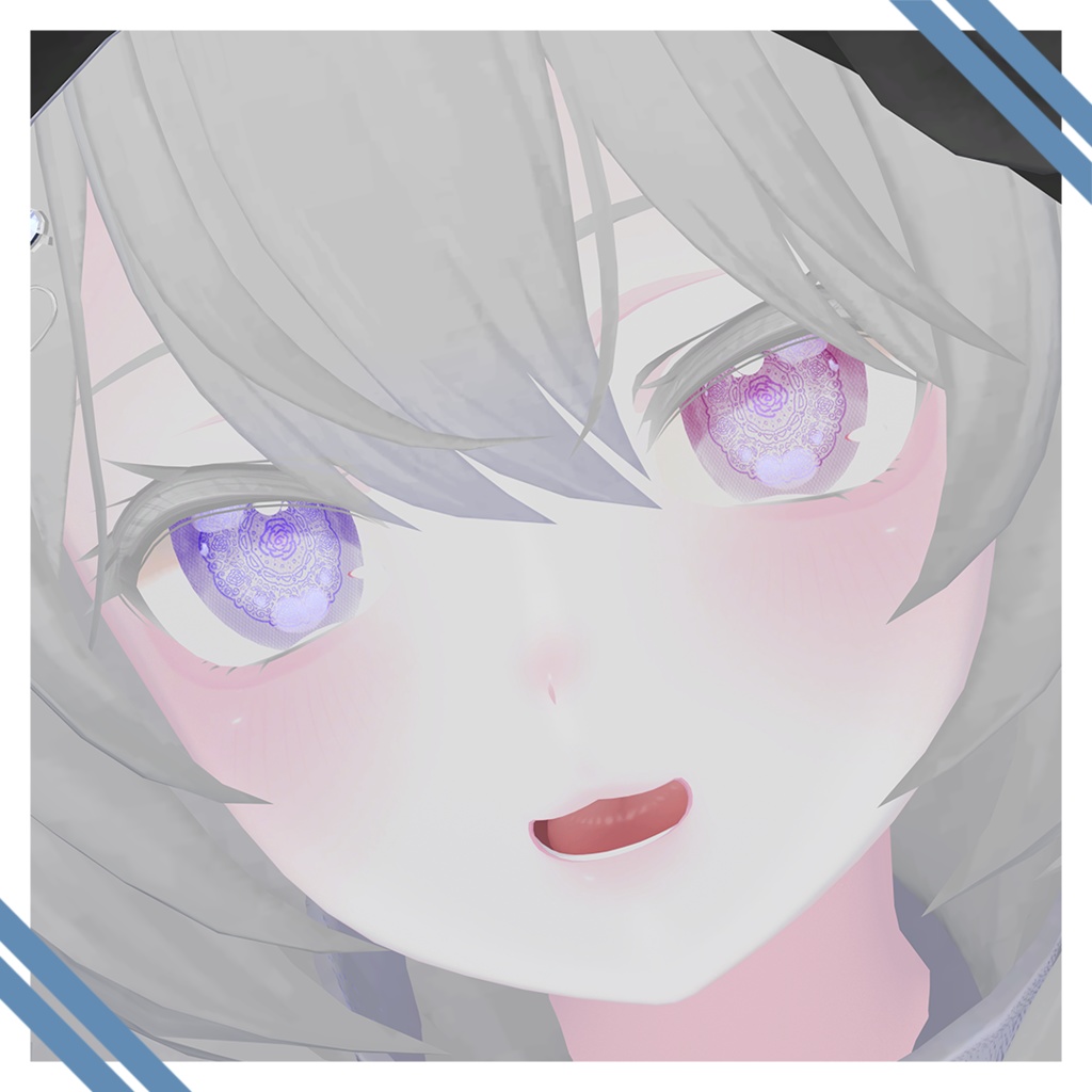 【4アバター対応】-Lace eye texture-