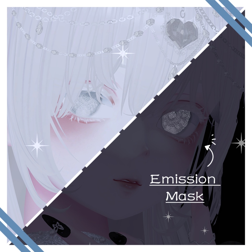 【4アバター対応】-Lace eye texture-