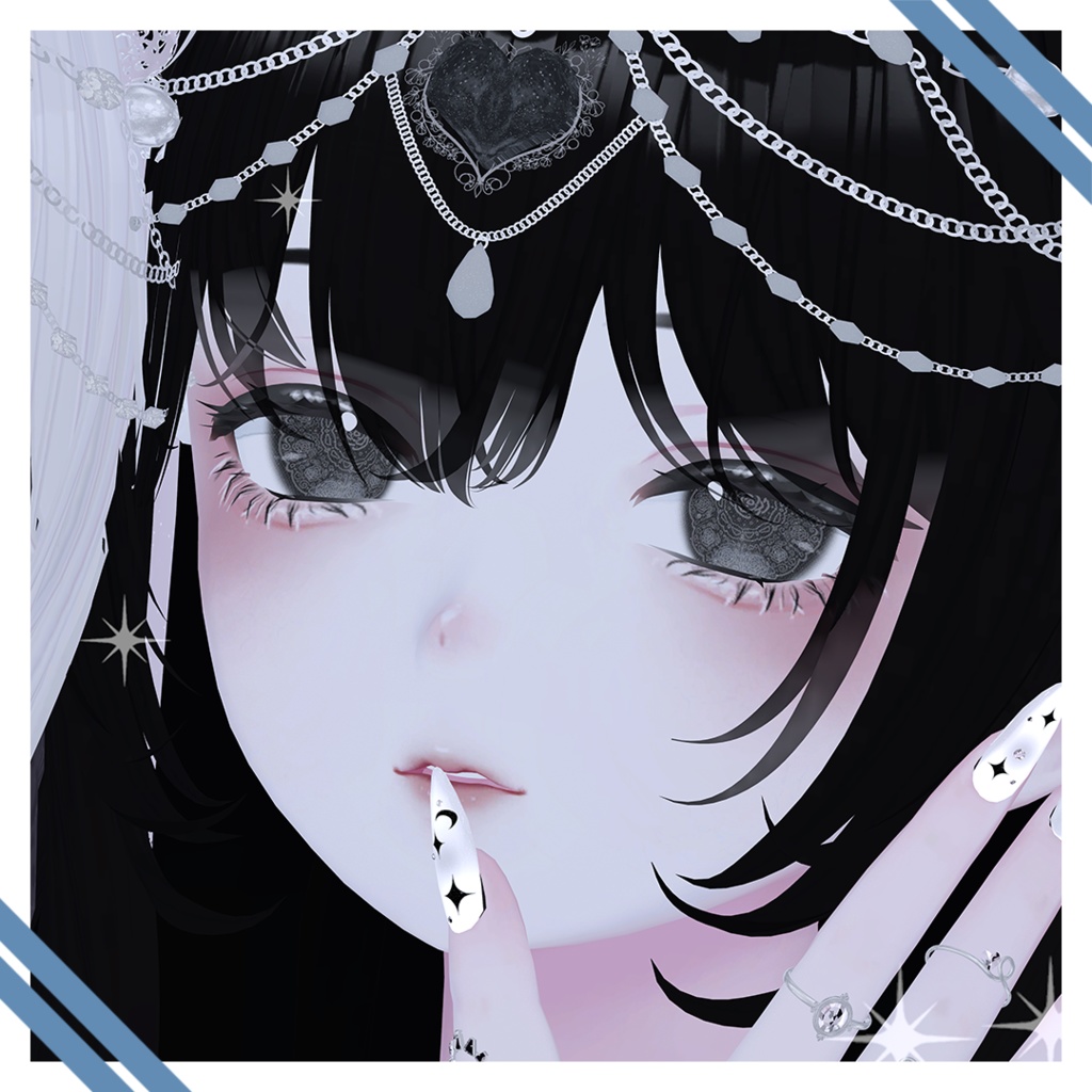 【4アバター対応】-Lace eye texture-