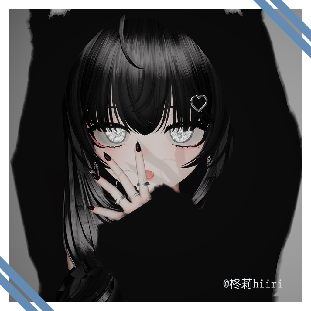 【4アバター対応】-Lace eye texture-