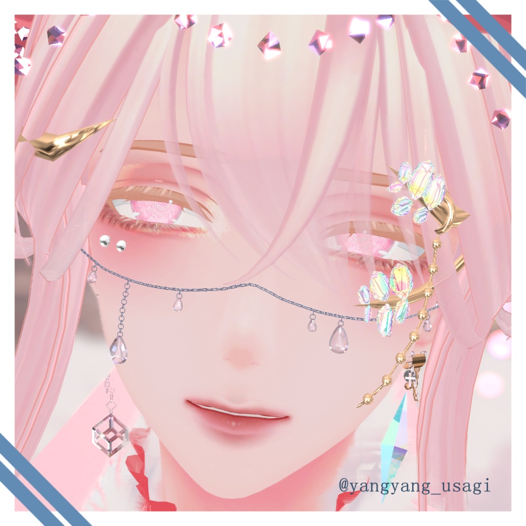 【4アバター対応】-Lace eye texture-