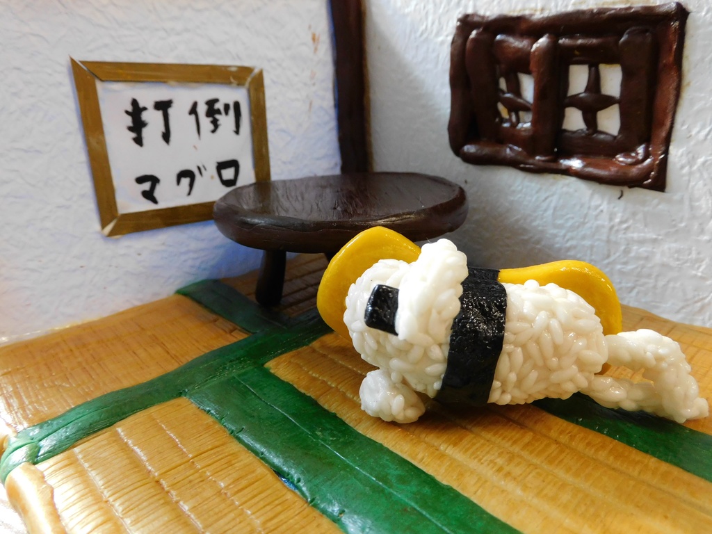 休日のお寿司(玉子)~樹脂粘土ver~