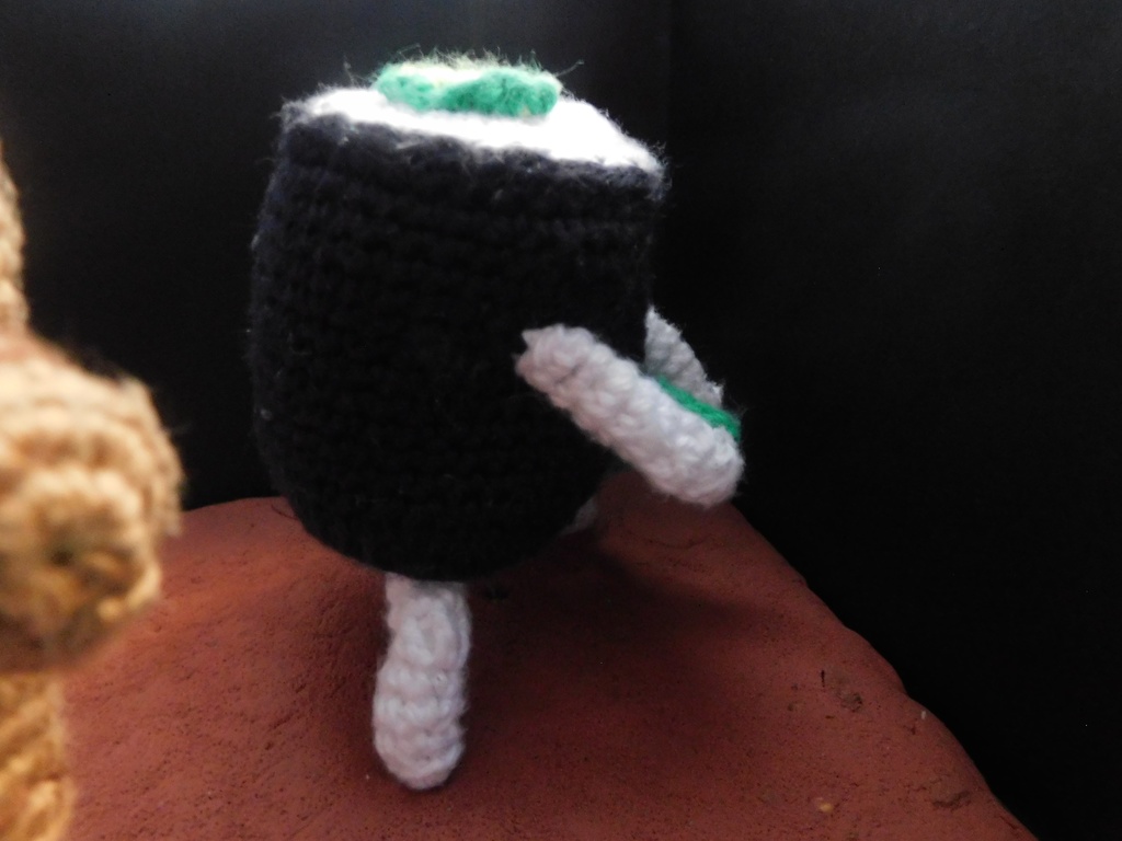 休日のお寿司(かっぱ巻き)~あみぐるみver~