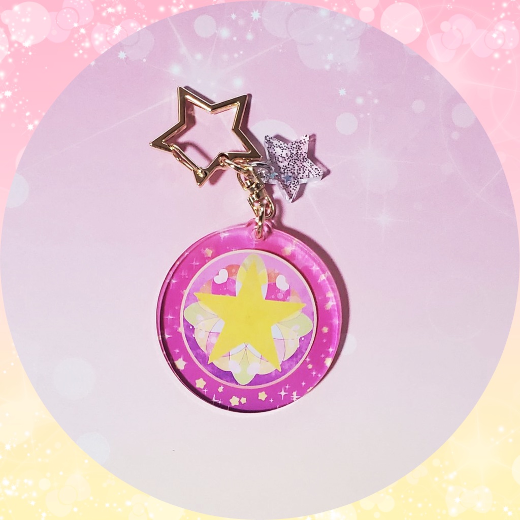 丸ロゴアクリルキーホルダー