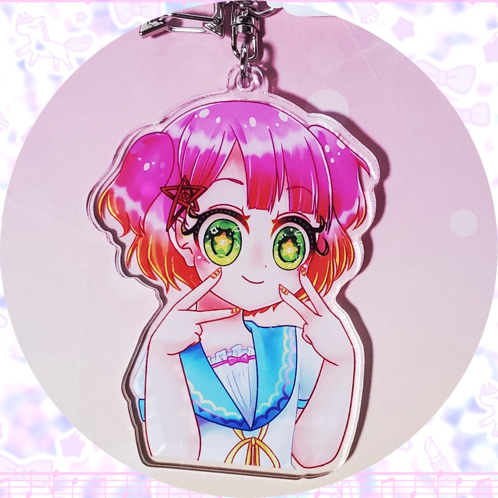 きゃーぱーちゃんアクリルキーホルダー