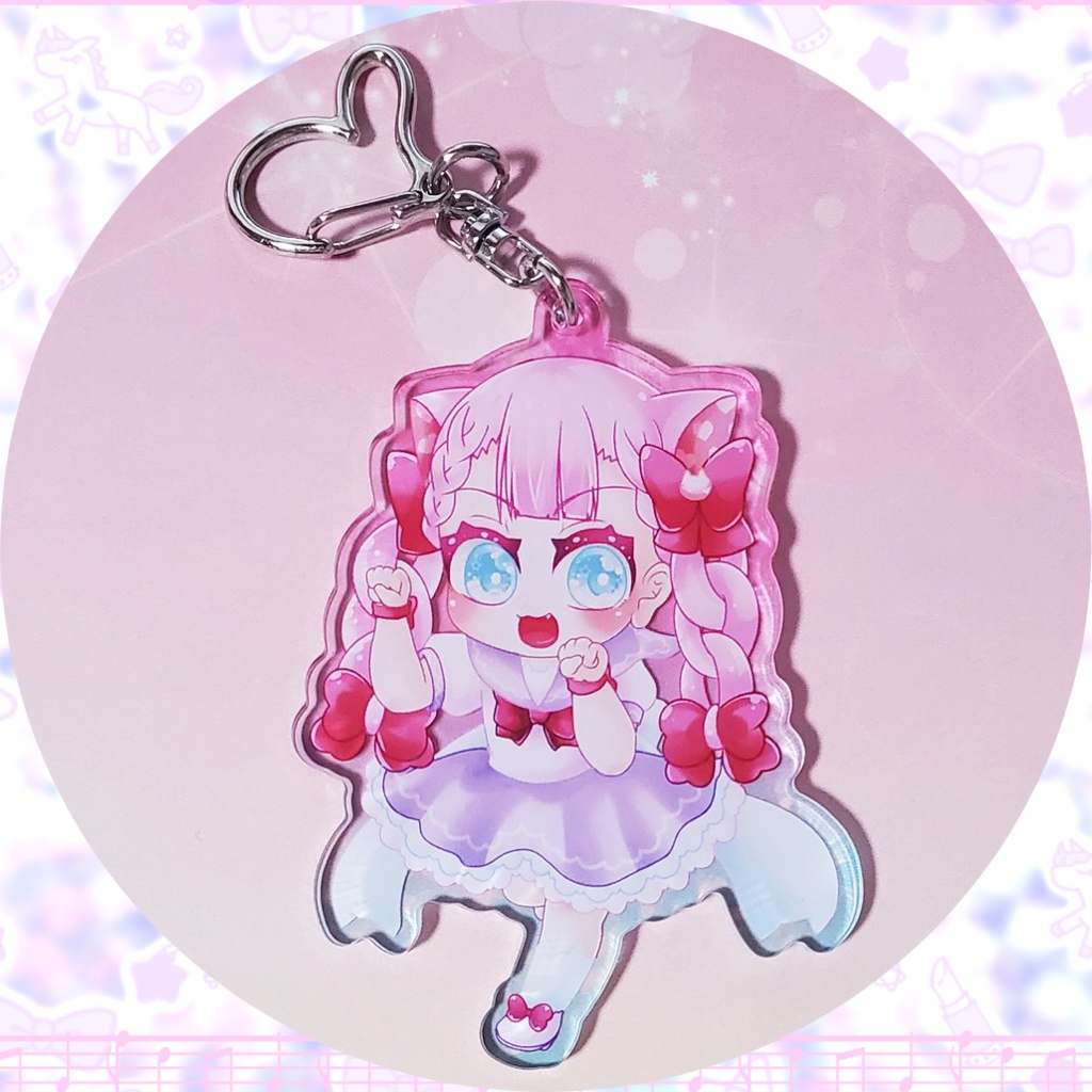 ねこちゃんアクリルキーホルダー