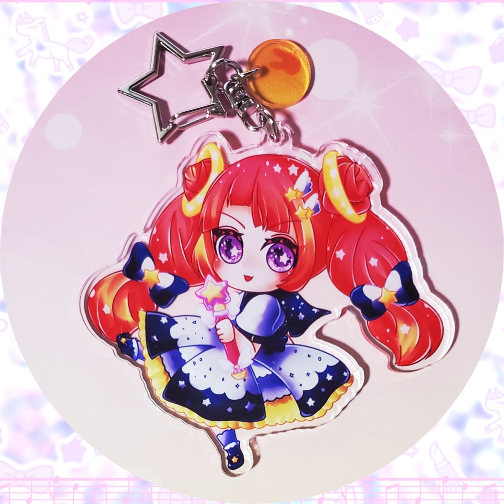 魔女っ子ちゃんアクリルキーホルダー