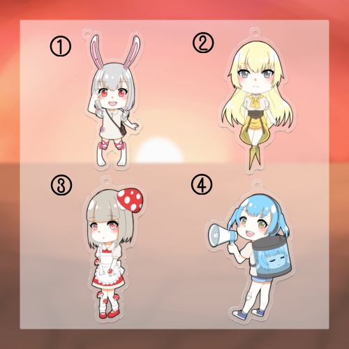 アクリルキーホルダー