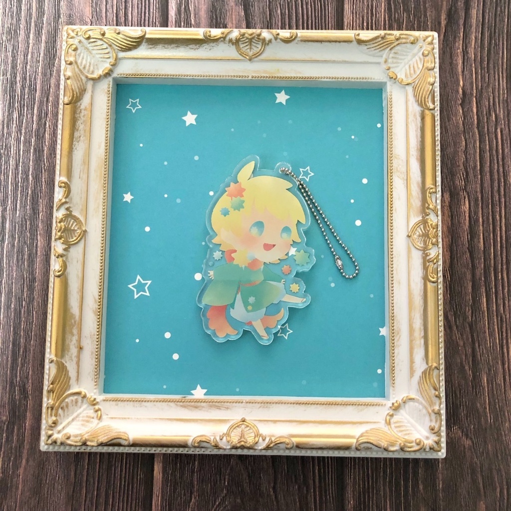 Wagasy Tale　アクリルキーホルダー　「金平糖×星の王子さま」