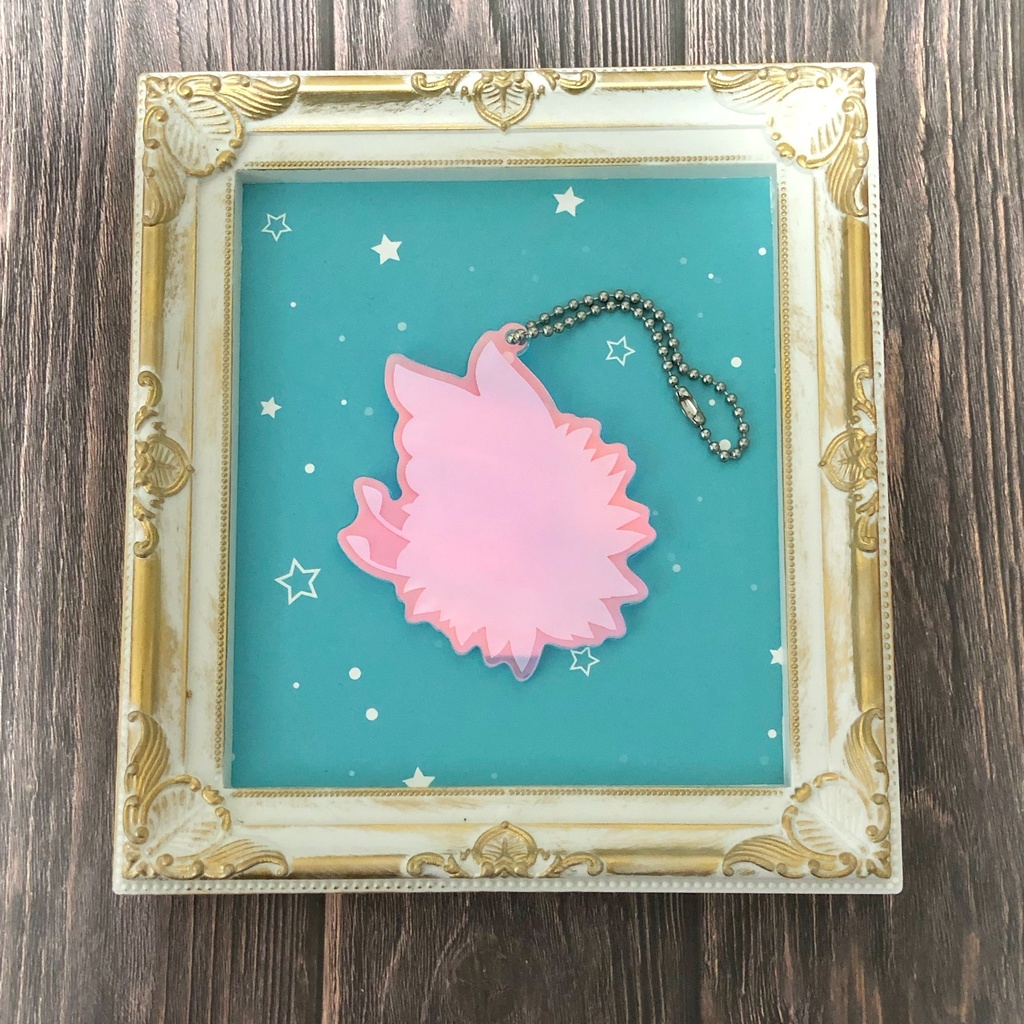 【ウクライナ支援】 Метелик~蝶~ オーロラアクリルキーホルダー